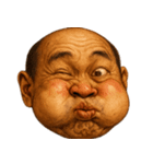表情で全て語れる便利スタンプ(おじさん)（個別スタンプ：24）