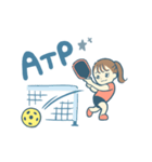 楽しいピックルボール（個別スタンプ：18）