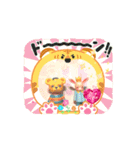 おどるココくまスタンプ！ココアート（個別スタンプ：5）