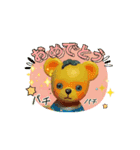 おどるココくまスタンプ！ココアート（個別スタンプ：10）