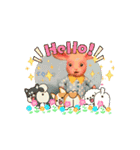 おどるココくまスタンプ！ココアート（個別スタンプ：16）