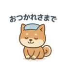 ほんわか柴犬ライフ（個別スタンプ：4）