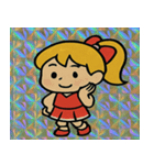 爆走レトロ応援娘隊@SFW（個別スタンプ：3）