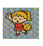 爆走レトロ応援娘隊@SFW（個別スタンプ：4）