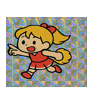 爆走レトロ応援娘隊@SFW（個別スタンプ：5）