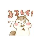 シマリスのリスたむ 〜表情ゆたかに〜（個別スタンプ：1）