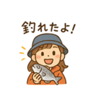 釣りガールの毎日使える日常会話スタンプ（個別スタンプ：12）