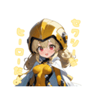 えっちなセクシーヒーロー参上！（個別スタンプ：1）