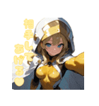 えっちなセクシーヒーロー参上！（個別スタンプ：4）