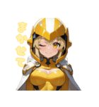 えっちなセクシーヒーロー参上！（個別スタンプ：6）