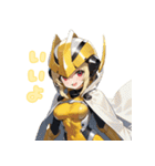 えっちなセクシーヒーロー参上！（個別スタンプ：14）