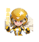 えっちなセクシーヒーロー参上！（個別スタンプ：16）