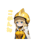 えっちなセクシーヒーロー参上！（個別スタンプ：22）