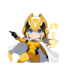 えっちなセクシーヒーロー参上！（個別スタンプ：34）