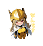 えっちなセクシーヒーロー参上！（個別スタンプ：35）
