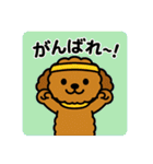 もふもふ茶色わんこの日常（個別スタンプ：1）