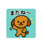 もふもふ茶色わんこの日常（個別スタンプ：8）