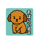 もふもふ茶色わんこの日常（個別スタンプ：13）