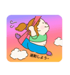 アンナのフライングヨガ（個別スタンプ：1）