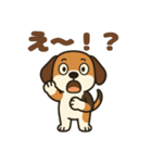 ごきげんビーグルのほのぼのスタンプ（個別スタンプ：18）