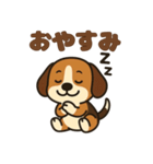 ごきげんビーグルのほのぼのスタンプ（個別スタンプ：22）