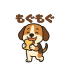 ごきげんビーグルのほのぼのスタンプ（個別スタンプ：24）