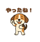 ごきげんビーグルのほのぼのスタンプ（個別スタンプ：35）