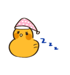 肥満気味のとり。【いつでも使える】（個別スタンプ：4）