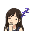 ちょっと女性アイドル風のスタンプ（個別スタンプ：2）