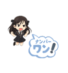 ちょっと女性アイドル風のスタンプ（個別スタンプ：26）