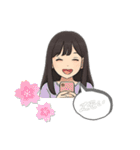 ちょっと女性アイドル風のスタンプ（個別スタンプ：29）