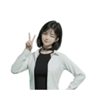 アヌイちゃん、KPOP IDOL（個別スタンプ：1）