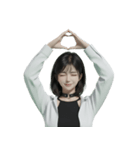 アヌイちゃん、KPOP IDOL（個別スタンプ：5）
