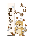 【Big】柴犬さん 『秋』2025（個別スタンプ：20）