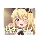 ハニーみなみちゃんスタンプ（個別スタンプ：16）