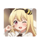 ハニーみなみちゃんスタンプ（個別スタンプ：18）