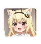 ハニーみなみちゃんスタンプ（個別スタンプ：24）