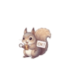 エゾリスだょ（個別スタンプ：7）