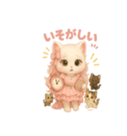 愛らしい猫たちよくつかうことば（個別スタンプ：1）