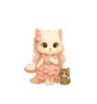愛らしい猫たちよくつかうことば（個別スタンプ：2）