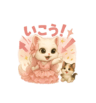 愛らしい猫たちよくつかうことば（個別スタンプ：16）
