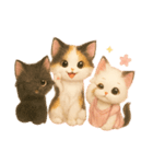 愛らしい猫たちよくつかうことば57（個別スタンプ：9）
