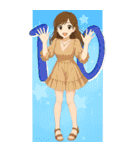 お金大好き女子 稼ぐ！BIGスタンプver.（個別スタンプ：18）