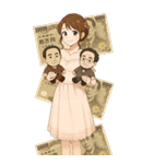 お金大好き女子 稼ぐ！BIGスタンプver.（個別スタンプ：26）
