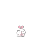 【小さい】ピンクリボンのゆるいこねこ（個別スタンプ：25）