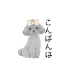 トイプードル（使いやすい敬語）（個別スタンプ：3）