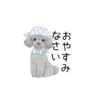 トイプードル（使いやすい敬語）（個別スタンプ：4）