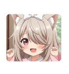 白いリボンのみなみちゃんスタンプ（個別スタンプ：26）