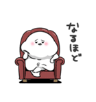 ぽっちゃりした白丸赤太郎(毒舌)（個別スタンプ：18）