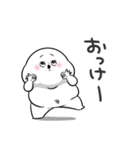 ぽっちゃりした白丸赤太郎(毒舌)（個別スタンプ：21）